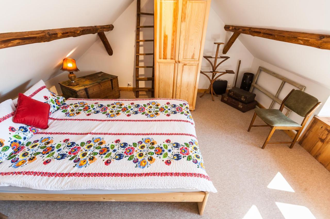 Dom Pod Orzechem Villa Łapczyce Exteriör bild