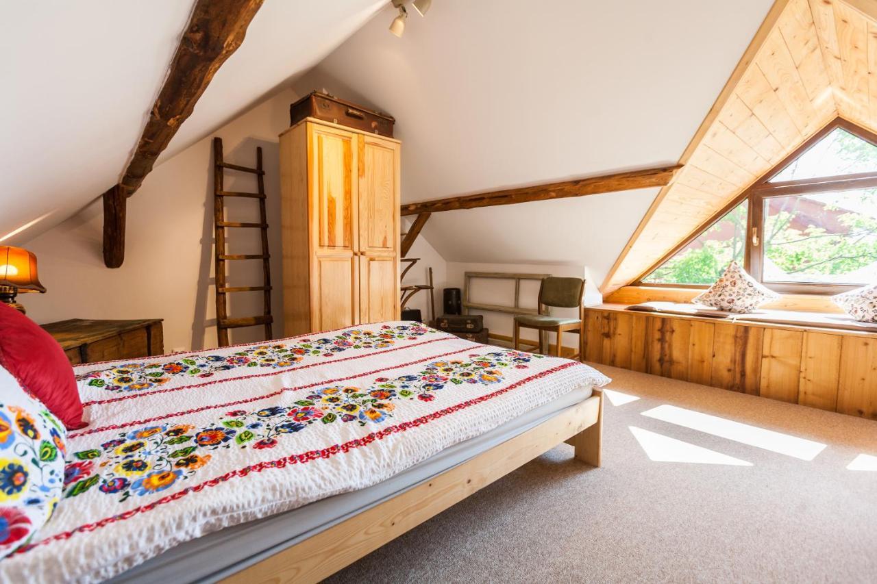 Dom Pod Orzechem Villa Łapczyce Exteriör bild
