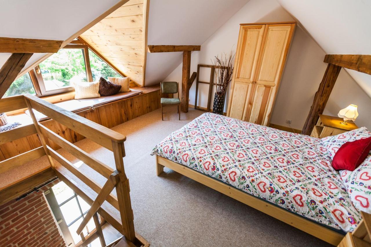 Dom Pod Orzechem Villa Łapczyce Exteriör bild